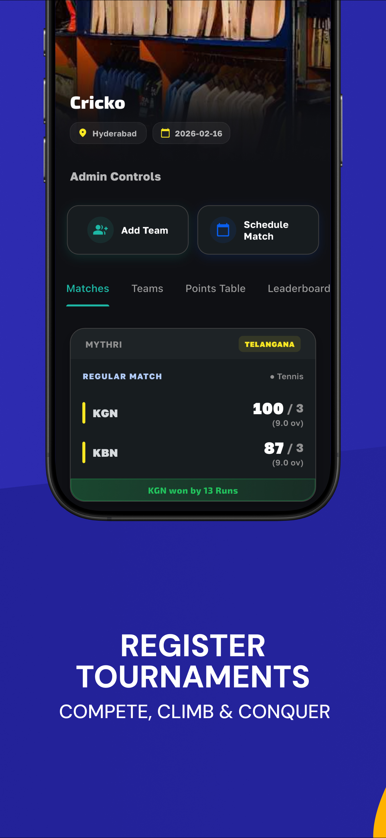 Cricko app screenshot 5